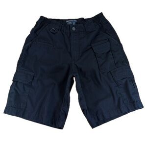 5.11 Tactical Cargo Taclite Pro Rip Stop Shorts Mens 28 Black